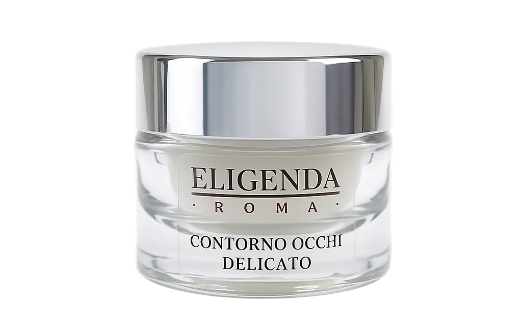 Eligenda Roma Delicate Eye Contour Cream in a travel size.