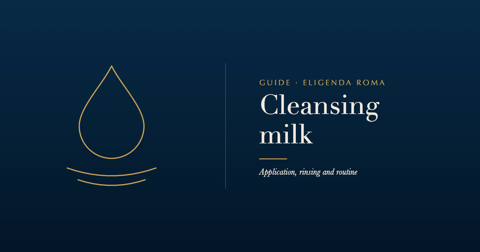 Cleansing milk: application, rinsing and your skincare routine.